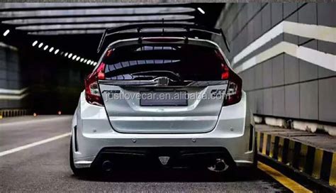 For Honda Jazz Fit Gk5 Widen Body Kit Front Bumper Rear Bumper Side