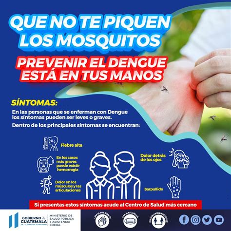 Ministerio De Salud P Blica On Twitter Mspas Cu Date Del Dengue