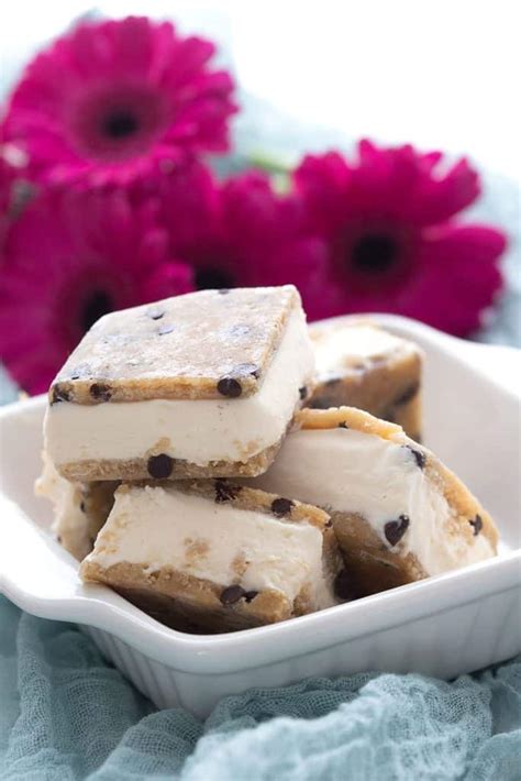 Keto Cookie Dough Ice Cream Bars All Day I Dream About Food