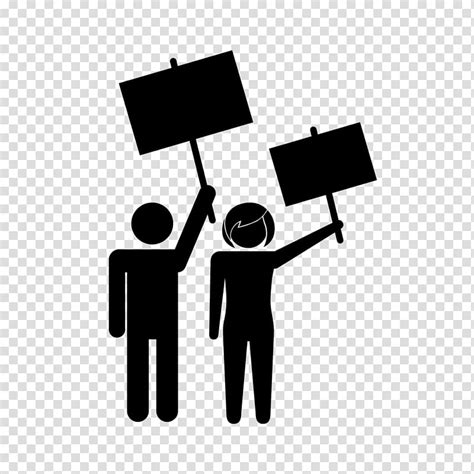 Man And Woman On Rally Illustration Computer Icons Politics Democracy