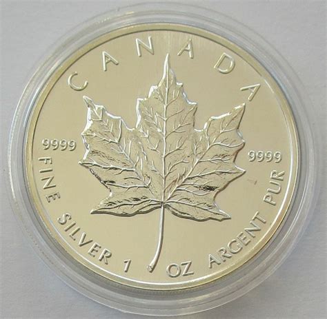 Kanada 5 Dollars 2001 Maple Leaf Mago Muenzen 49 00