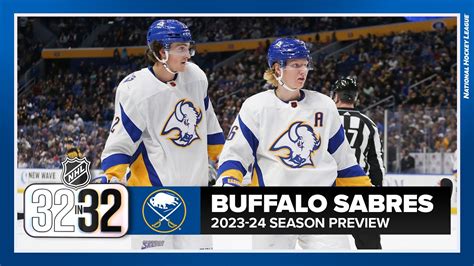 Buffalo Sabres 2023 24 Season Preview Prediction YouTube