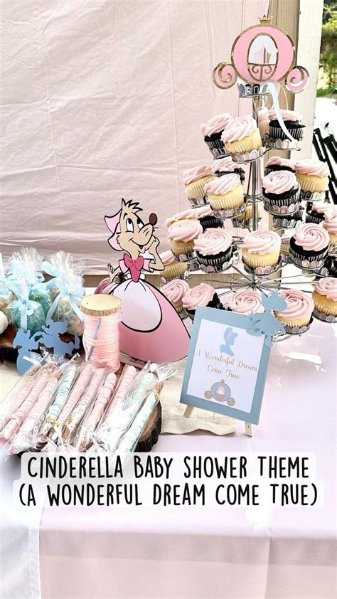 Cinderella Baby Shower Theme A Wonderful Dream Come True In