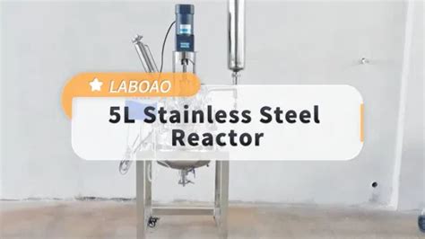 Laboao 5L Lab Scale Stainless Steel Jacketed Reactor For Precision