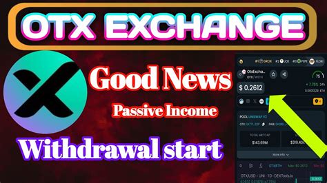 Otx Exchange Airdrop Withdrawal Otx New Update Otx Free Airdrop