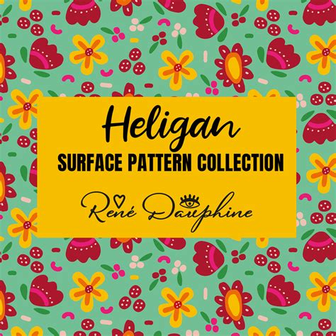 Heligan Surface Pattern Collection By Rene Dauphine Illustrator On