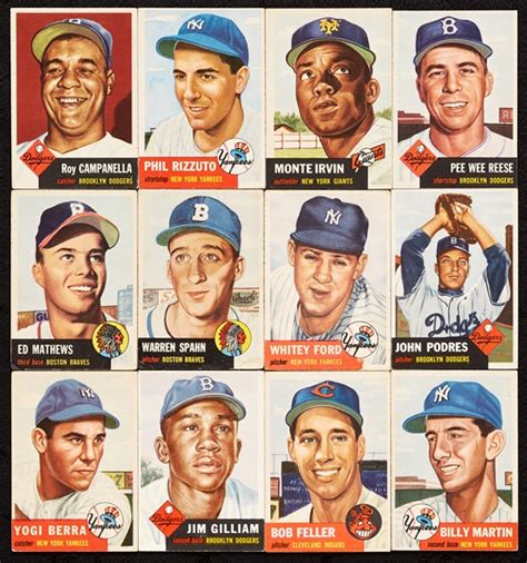 Lot Detail Topps Baseball Complete Set Big Four In Sgc Slabs