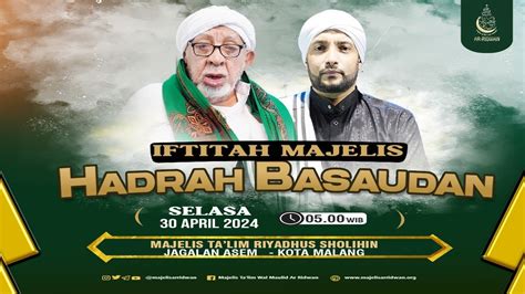 Live Pembacaan Hadrah Basaudan Di Majelis Riyadhus Sholihin Jagalan