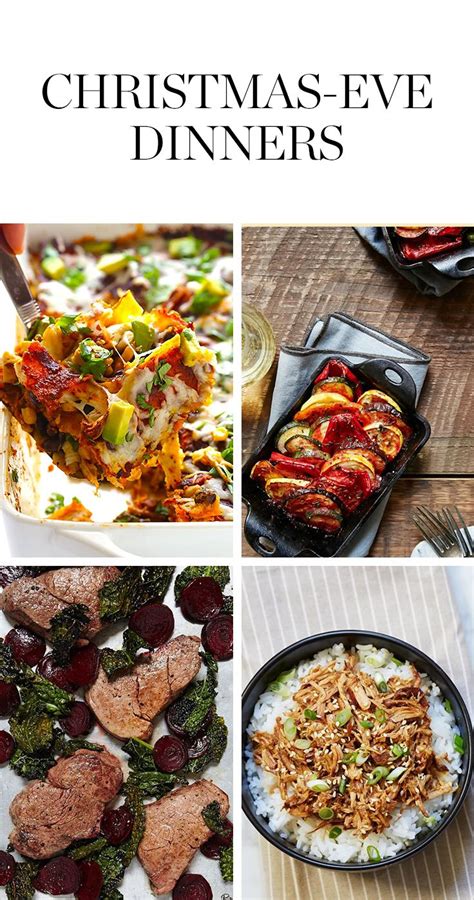 60 Christmas Eve Dinner Ideas That Take One Hour Or Less Christmas Food Dinner Christmas Eve