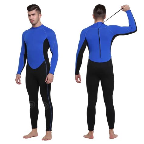 Sbart 3mm Neoprene Wetsuits Full Body Diving Surfing Suits For Men