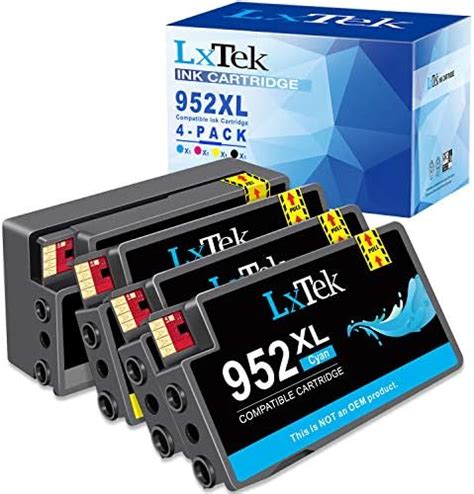 Lxtek Compatible Ink Cartridge Replacement For Hp 952 Xl 952xl Ink Cartridges Combo