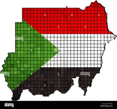 Sudan Map Stock Vector Images Alamy