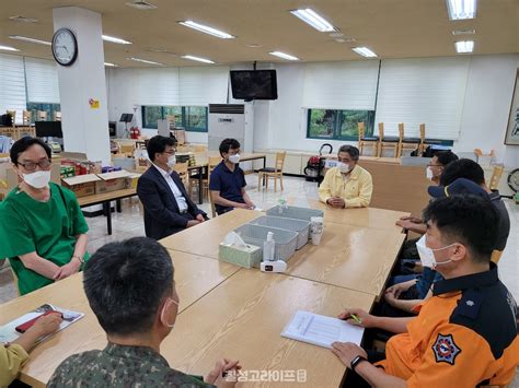 강성조 경북도 행정부지사 코로나19 현장방문 고마움 전해