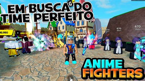 Anime Fighters Simulator Em Busca Do Time Perfeito Roblox Live Youtube