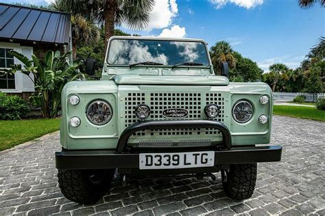 Land Rover Defender Heritage Green Extensively Upgraded Right