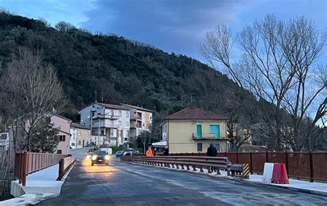 Treia Riaperto Il Ponte Sul Fiume Potenza Cronache Marche