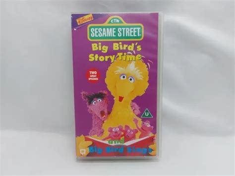 SESAME STREET: BIG Bird's Story Time and Big Bird Sings - VHS Video £10 ...