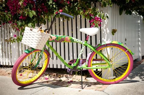Hand Painted Art Bicycle By Christy Fifer Hand
