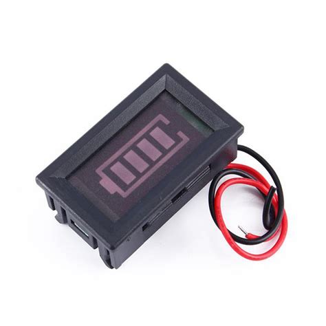 V Led Batterij Indicator Meter Gauge Voor Lood Grandado