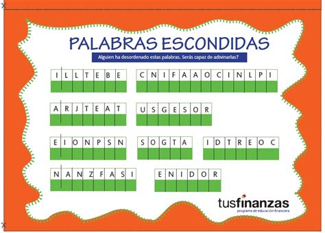 La Palabra Escondida Juego Estudiar