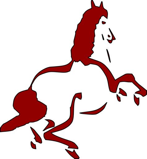 Red Horses Clip Art Library