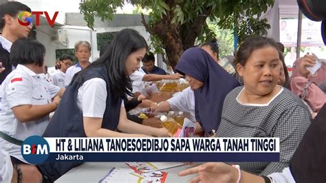 Ht Liliana Tanoesoedibjo Bagi Bagi Bazar Murah Dan Pengobatan Gratis