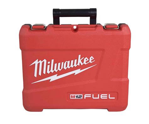 Milwaukee Heavy-Duty Red Hard Plastic Tool Case - Tough Storage Toolbox Carrier for 2503/2504 ...