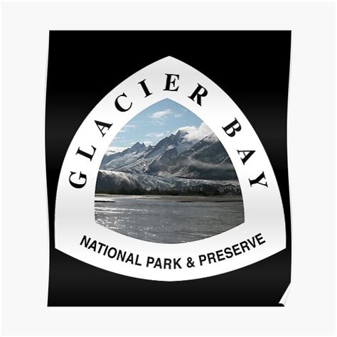 Glacier Bay National Park And Preserve Trail Marker Sticker Poster For Sale By Celiaonaimx