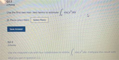 Solved Q Points Let F X Sin X Dx Q Points Express Chegg