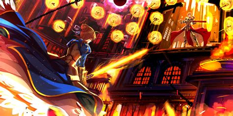 Epic Showdown Artoria Vs Gilgamesh Hd Fatestay Night Wallpaper By