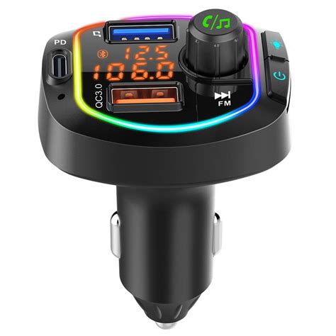 Universal Handsfree Bluetooth Car Kit W Wireless Fm Transmitter