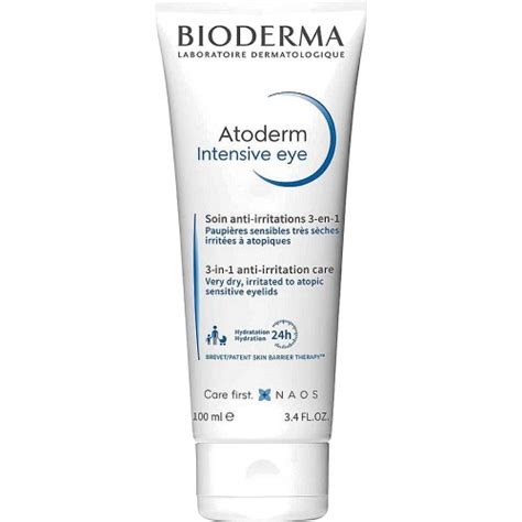 Bioderma Atoderm Intensive Eye Cream Moisturer Anti Age 3in1 Skin Face