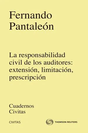 PDF La responsabilidad Civil de los auditores extensión limitación