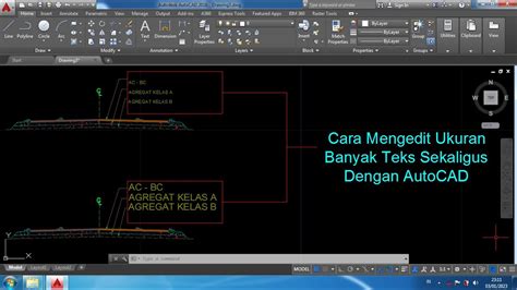 Cara Mengganti Ukuran Banyak Teks Sekaligus Pada AutoCAD YouTube