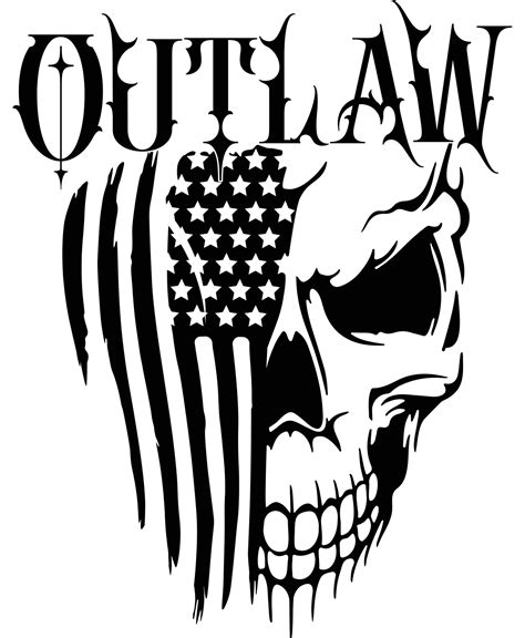 Outlaw Skull Wallpaper