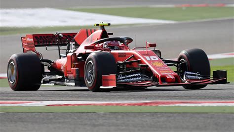 Formule 1 Gp Du Bahreïn Charles Leclerc Sur Ferrari Est Le Plus