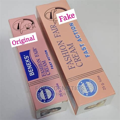 Original Beneks Fashion Fair Tube Fast Lightening Cream Tube In Central