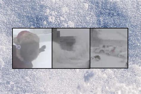 Watch Wild Footage From Winter Storm Kenan Bringing Whiteout Blizzard