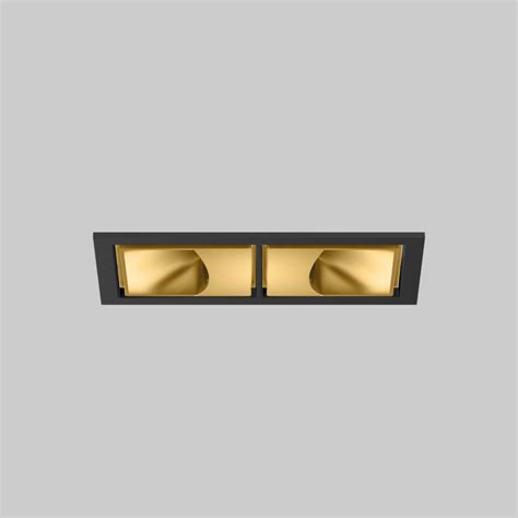 SASSO 60 Square Recessed 2 Lamps Spotlights Downlights