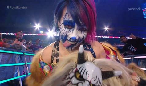 Asuka makes her WWE return as her alter ego at The Royal Rumble