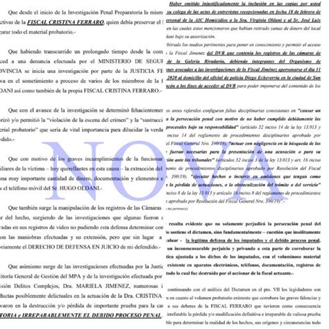 Caso Oldani se suspendió el juicio oral por las graves arbitrariedades