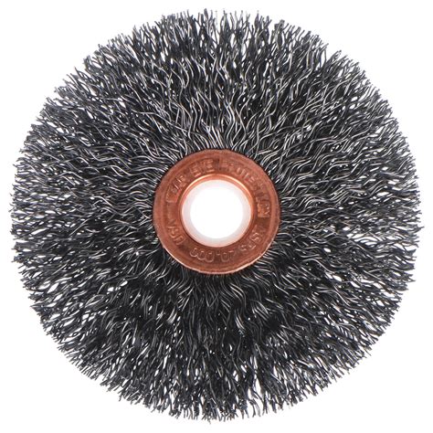 Weiler Crimped Steel 3 In Dia X 58 In Wd Wire Wheel Brush 3a19390114 Grainger