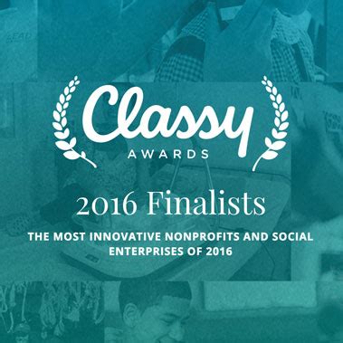 SHE has been named a Classy Awards Finalist | Sustainable Health Enterprises