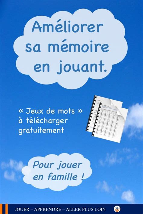 ACTIVITÉS MÉMOIRE ENFANT French preschool activities Senior