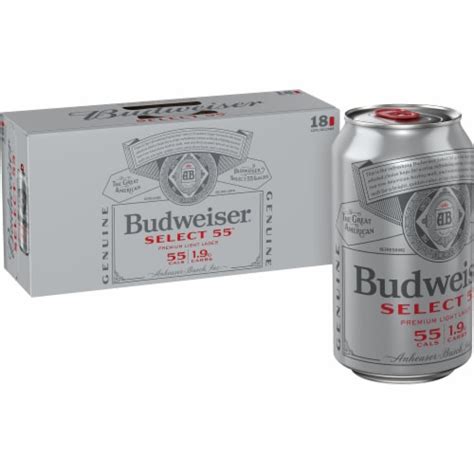 Budweiser Select 55 Light Beer, 18 pk / 12 fl oz - Kroger