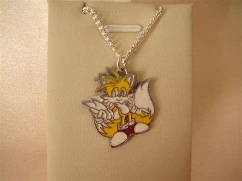 Sonic The Hedgehog Enamel Pendant Necklace By Tragickingdomperth