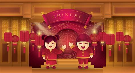 Chinese New Year Greeting Card 1181240 Vector Art at Vecteezy