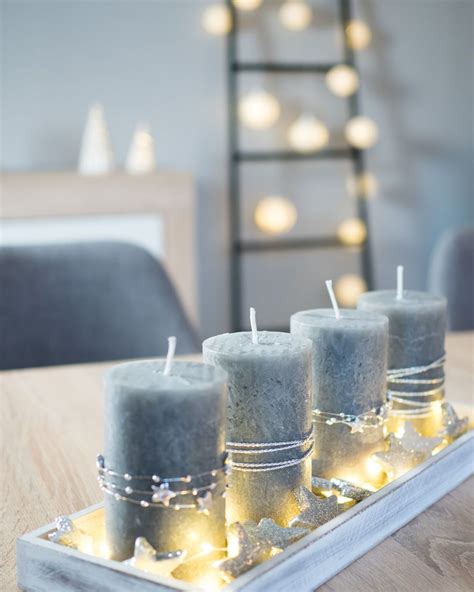 Diy Last Minute Adventsgesteck In Silber Schlicht Und Edel