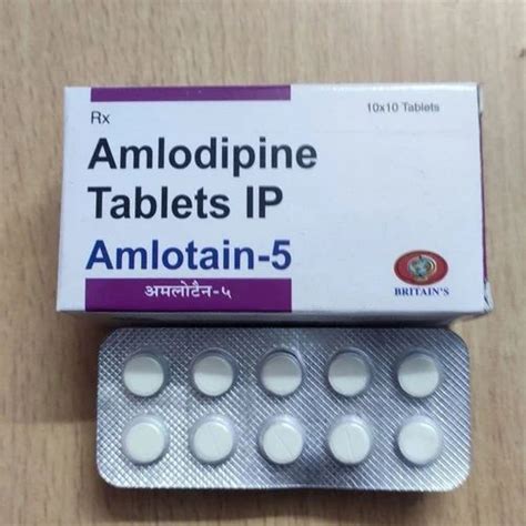 Amlodipine Besylate Tablet 5 Mg At Rs 125 Box In Mumbai ID