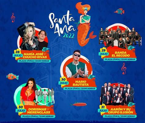 Estos Son Los Artistas Que Vienen A Las Fiestas De Santa Ana En Boca